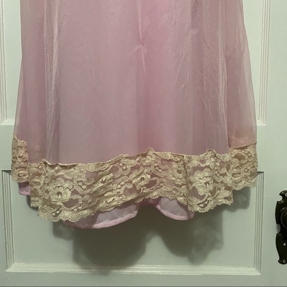 Vintage Movie Star Inc pink baby doll lingerie - Picture 4 of 8